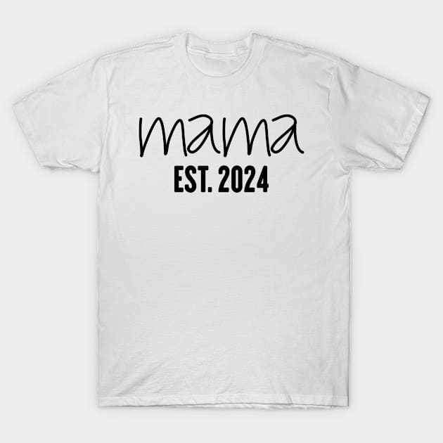 Mama Est 2024 shirt, Promoted to Mommy Mother's Day 2024 T-Shirt by powerdesign01